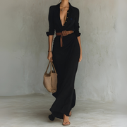 LuxeEase Wrap Dress