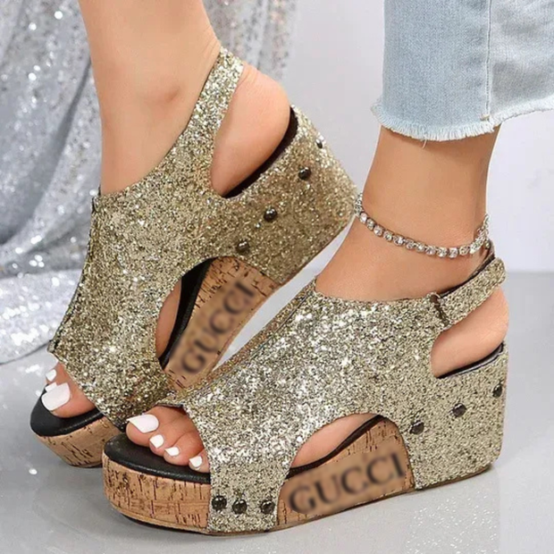 GlitterAura Sandals